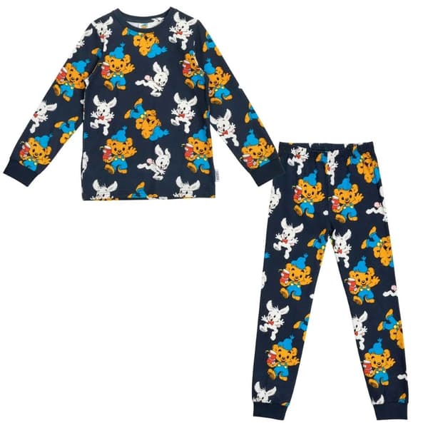 Bamse Duo pyjamas mørkeblå DarkBlue 98/104