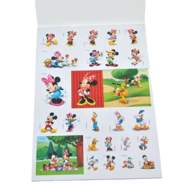 Disney Mimmi målarbok med stickers multifärg