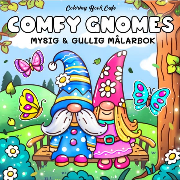 Comfy Gnomes Målarbok multifärg