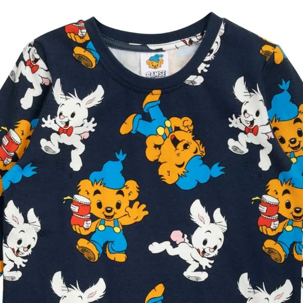 Bamse Duo-skjorte mørkeblå Blå 86