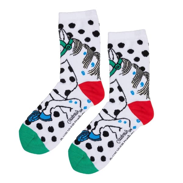 Peppi Pitkätossu - Peppi-sukat 2 kpl keltainen-luonnonvalkoinen MultiColor 23/26