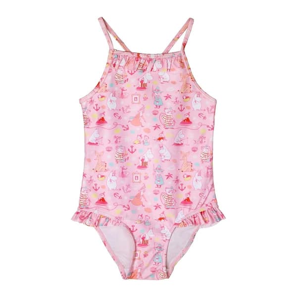 Moomin Vid Bäcken Badedragt 122/128 Light pink 122/128