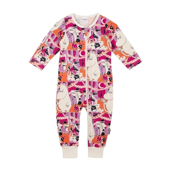 Mumin Serpentin-pyjamas naturvit MultiColor 92