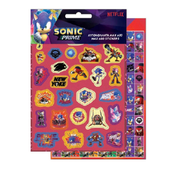 Sonic Prime noin 600 tarraa Multicolor