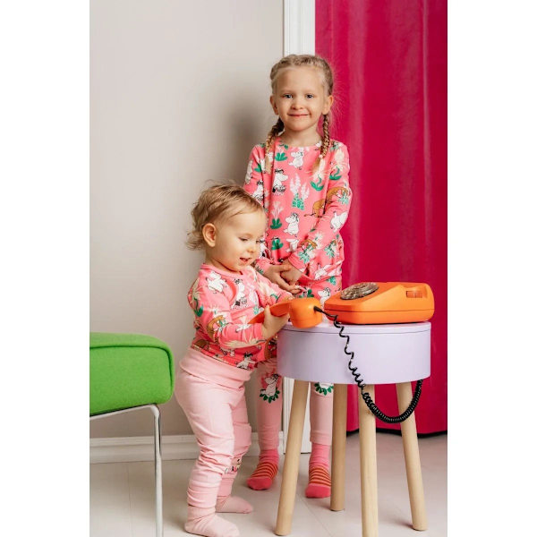 Muumi Tillväxt body aniliinipunainen Pink 68