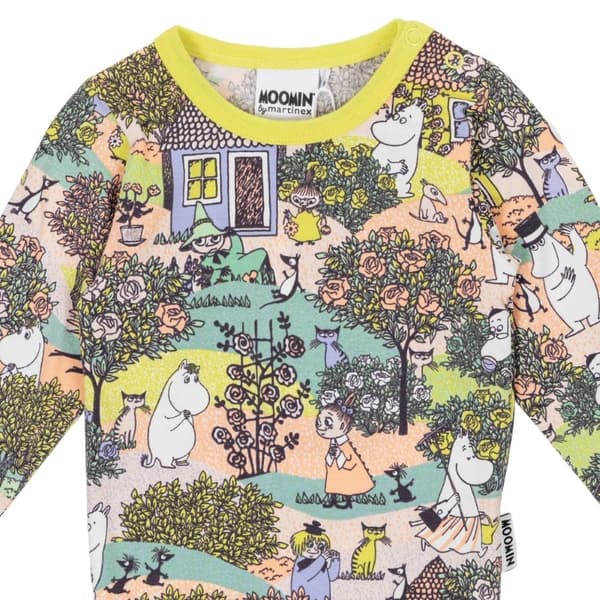 Mumi Rosdalen bodysuit gul MultiColor 56