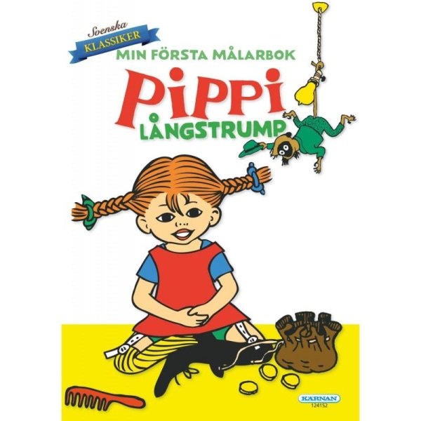 Pippi Langstrømpe Min første farvebog