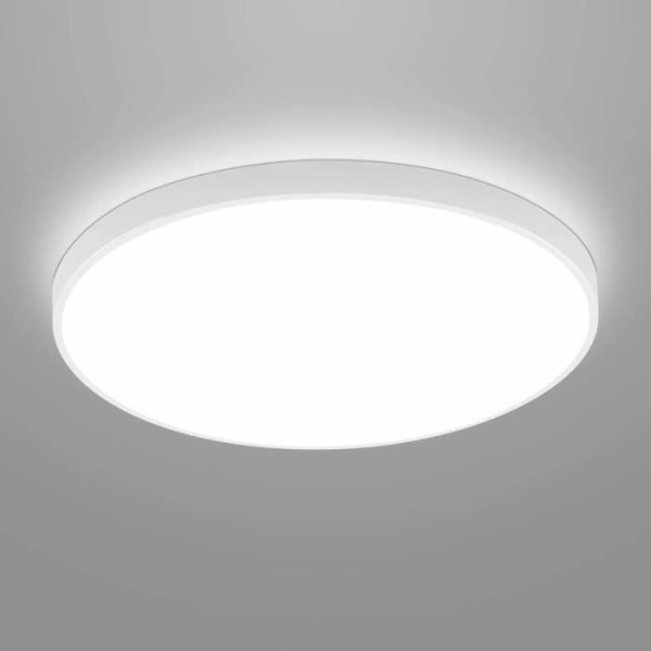 Rund LED-taklampa Ø27CM 24W 6500K Ljusarmatur IP54 Vattentät Modern Taklampa för Badrum Sovrum Vardagsrum Kök