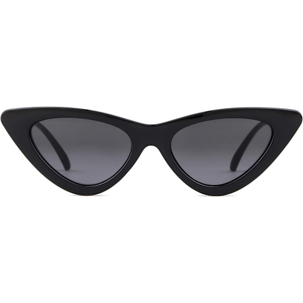 Retro Vintage Cat Eye -aurinkolasit naisille, trendikkäät kapeat Cat Eye -kehykset