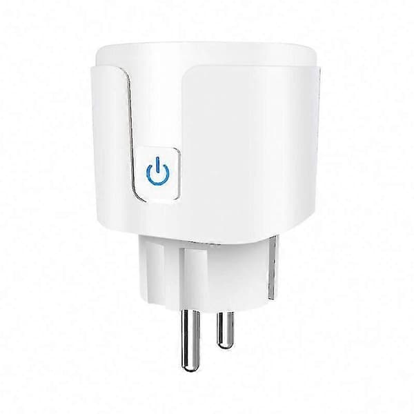 16A WiFi Smart Plug för Alexa, Google Home, Siri, SmartThings; Energimätning & Timerfunktion, Kompatibel med Android och iOS