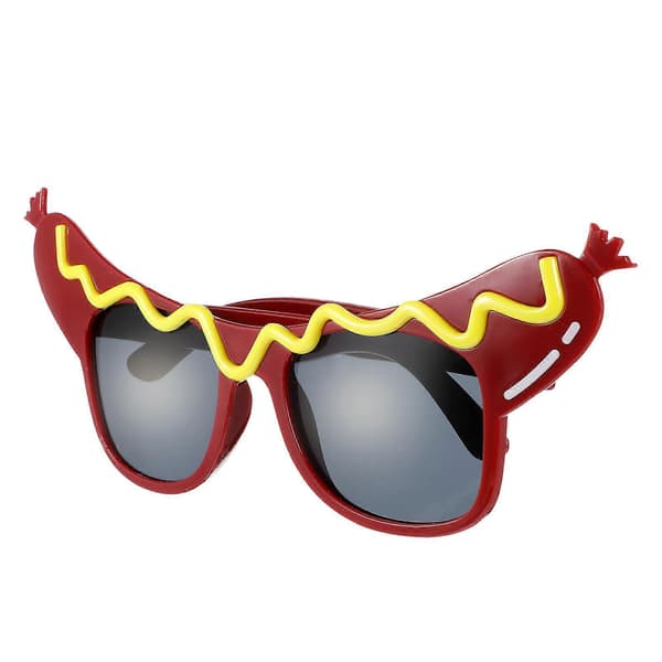 Hotdog-briller til makeup sjove dansefestbriller