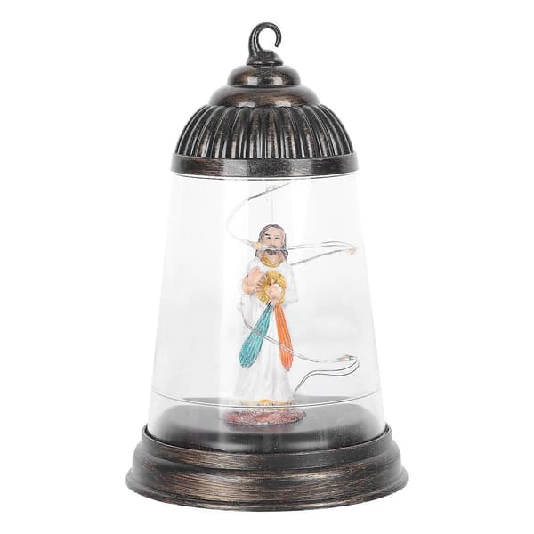 1 stk Lysende Julevindlampe Jesusformet Julelampe