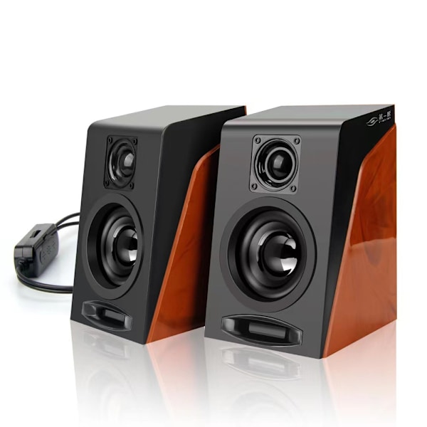 Par 3in Tung Bas Högtalare HiFi Ljud Dator Subwoofer