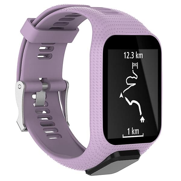 Silikon erstatningsklokkereim armbånd for TomTom Runner 2 3 klokke 9