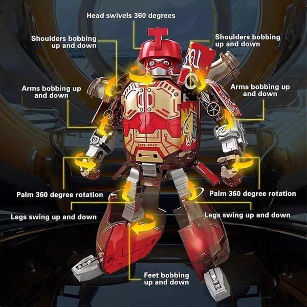 Cola Drikke Boks Deformert Brus Robot Transformerende Robot Samling Blue