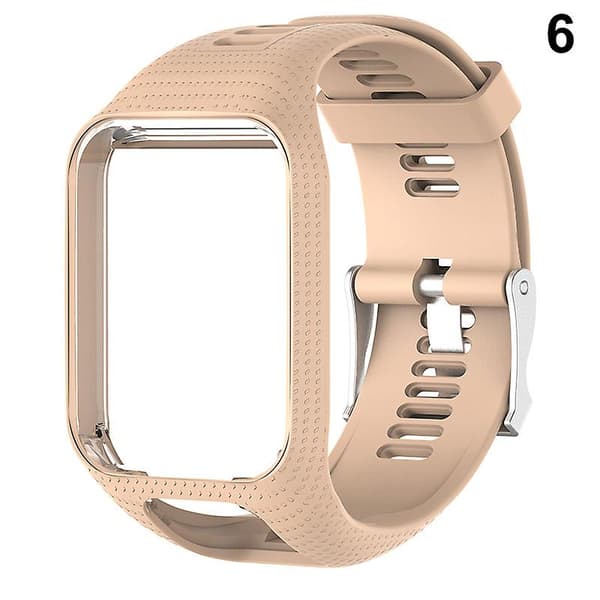 Silikon erstatningsklokkereim armbånd for TomTom Runner 2 3 klokke 6