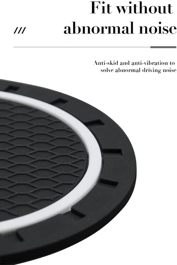 2 universelle bilkopholdere i silikone (7 cm, sort), reservedele