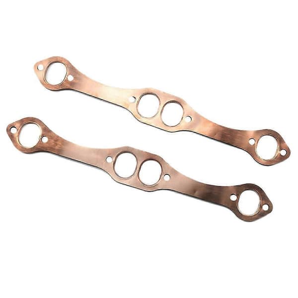 Bil Oval Port Koppar Avgasrörspackningar PH306 för Chevy SBC 327 305