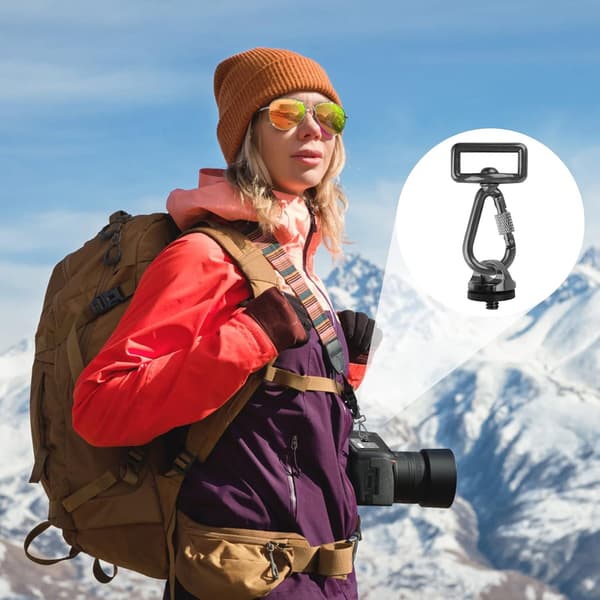 Quick Release Camera Strap, 3 Set Camera Strap Screws for Connecting SLR Camera and Shoulder Strap, Metal Camera Strap Screw Adapter