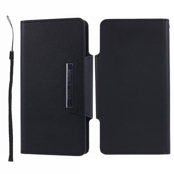 iPhone 13 - 2i1 Læder Magnet Etui / Cover - Sort 85