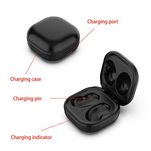 Skal till Samsung Galaxy _Buds Live hörlurar svart