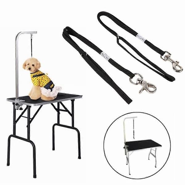 Adjustable Dog Cat Grooming Table Arm Bath Holding Rope Leash Snare
