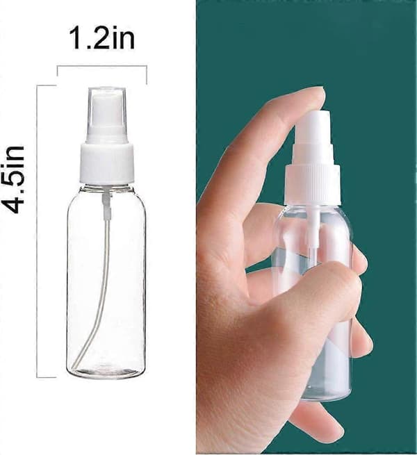 Tomme sprayflasker, 6 pak 2 oz små sprayflasker tomme flasker til hånd