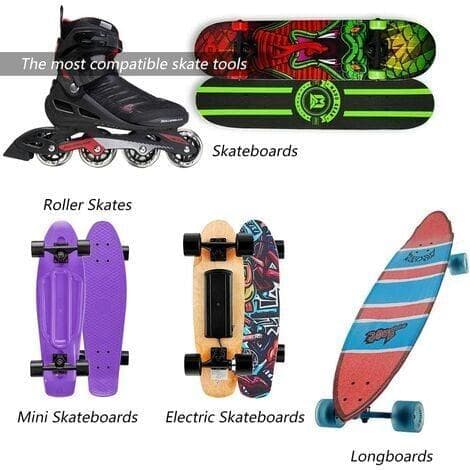 Alt-i-én skateboardværktøj, bærbart multifunktionelt skateboardværktøj