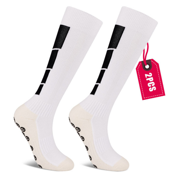 Soccer Socks Lightweight Golf  Bike Non Skid Socks 2 Pairs of Ski Sports Socks
