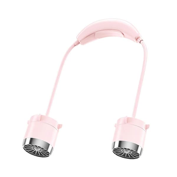 Fleksibel Halsventilator – til Rejser & Camping – til Personlig Køling Pink