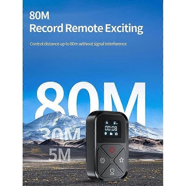 Remote Control for Gopro Hero 10 9 8 Max with Stick and Wrist Holder Bluetooth-compatible Smart Remo