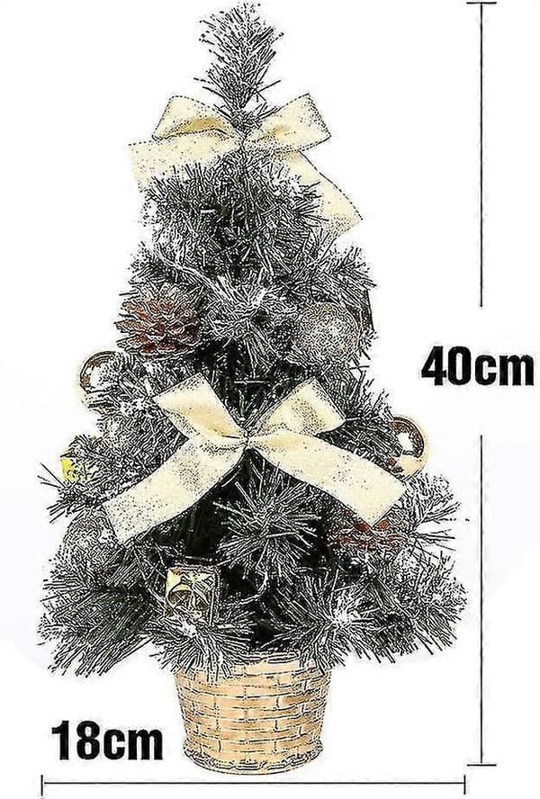 Litet Julgran med Ljus, Mini Dekorativt Julgran (40cm)