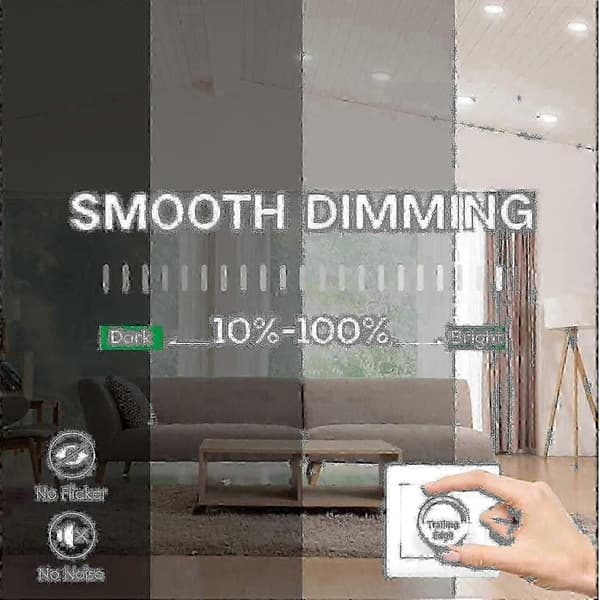 12 stk. 7w Vit LED Downlight Indbyggede Loftslamper Slim Light-Perfet