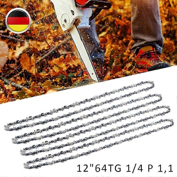 4 x Sahaketju 1/4 64VL 1,1mm sopiva Husqvarna Stihl MSA 120 140 160 193T