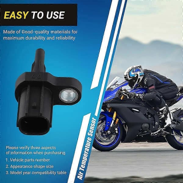 Lufttemperatursensor 8FP-85886-00-00 kompatibel med Yamaha Mange 2006-2017 Black