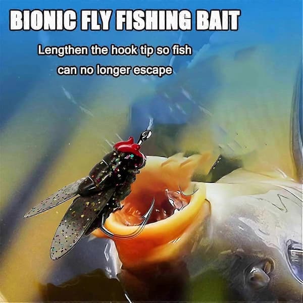Bionisk fluefiskesluk (20 STK) - 2024 Nye ørretjigger Swimbaits Medium