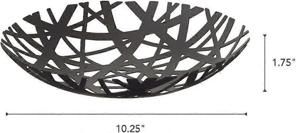 Fruktskål - Tårn - svart