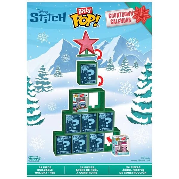 Funko Bitty POP Disney Stitch Julekalender mångfärgad