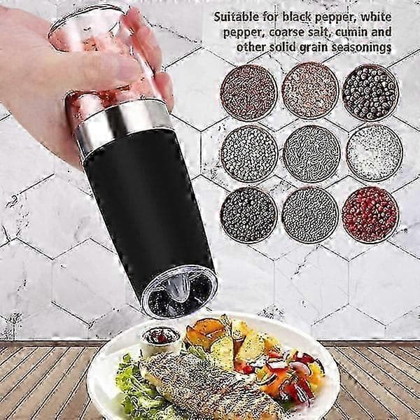 Gravity Pepper Mill Elektrisk salt- og pepperkvern Krydderkvern 1 stk