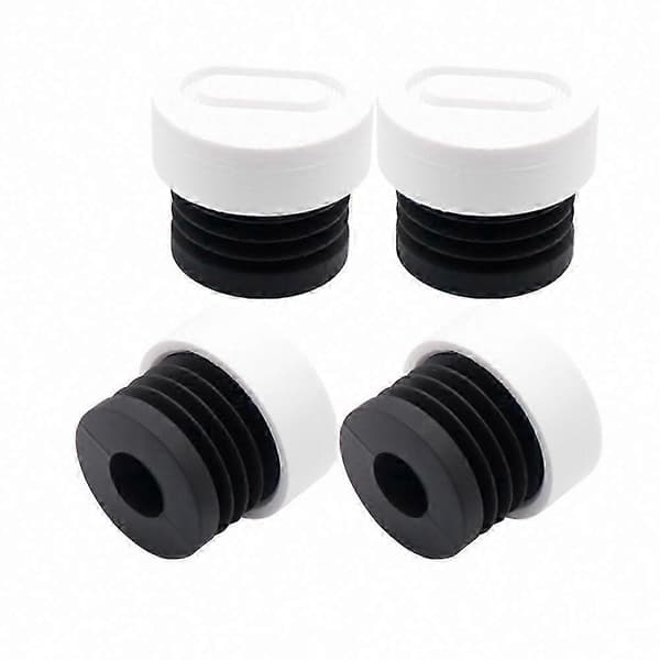 4 stk. Bambu Lab A1 Mini 3D-printer Anti-vibrationsfødder, skridsikre stødsikre støvtætte fodpuder Black & white