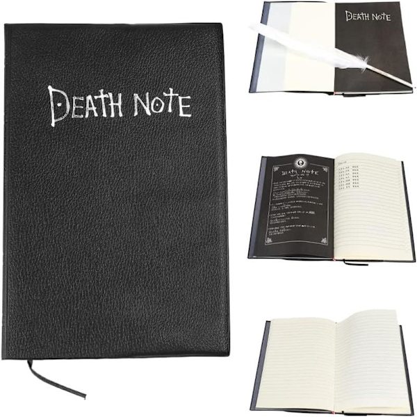 Death Note-notesbog, Anime-tema Death Note med halskæde og fjer