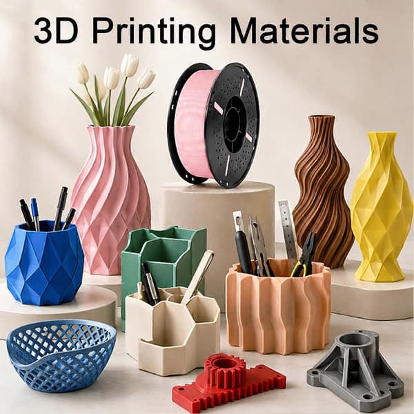 Mat mat PLA 3D-printerfilament 1,75 mm – 1 kg spole pænt viklet til de fleste FDM-printere Black