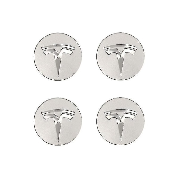 Tesla Model3/x/s/y Hjulkapsel Navkapsel Navkapsel Modifieringstillbehör Silver