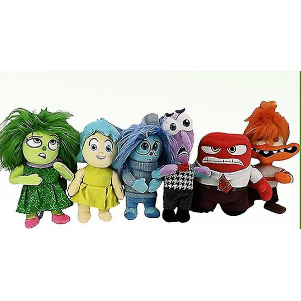 6* Inside Out 23cm Happy Fear plysdyr Børns dukker plys actionfigurer