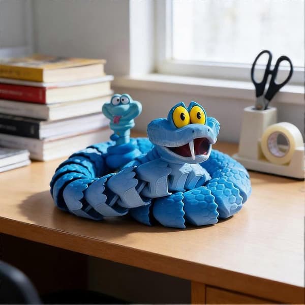 Fullt Artikulerad Gary Orm Figur - 3D-Printad Zootopia Samlarleksak för Fans 68cm