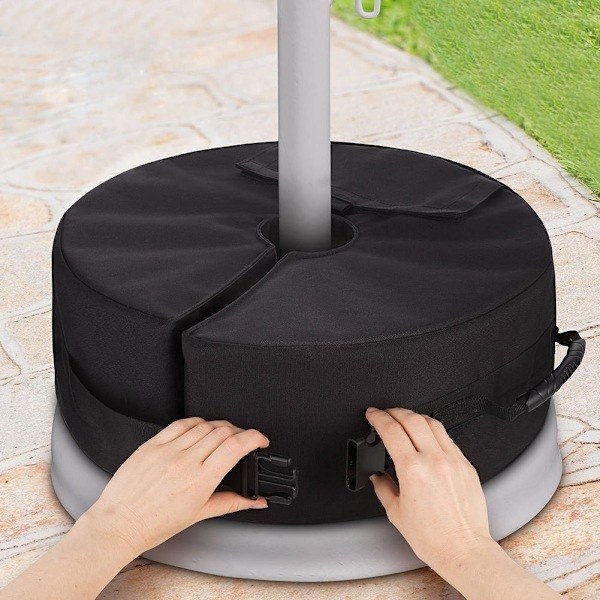 Parasolvægtpose, 18 tommer ~ Sandsæk til Parasol, Have,