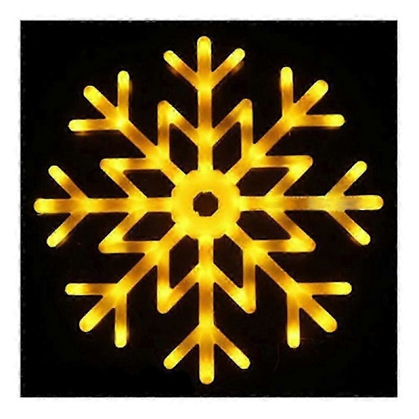 40cm LED Snöflinga Multicolor Ljushänge Snowflake Lantern