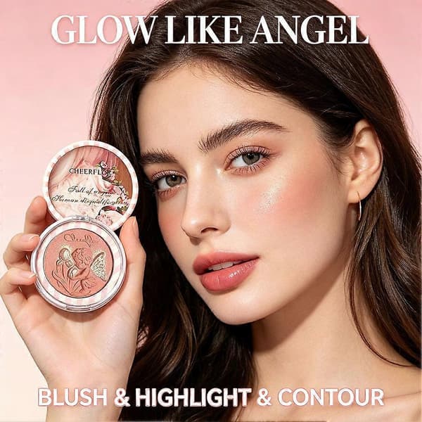 Cheerflor Romantic Angel Blush - Matt finish, langvarig, lett å blande, kunstnerisk design Red bean paste