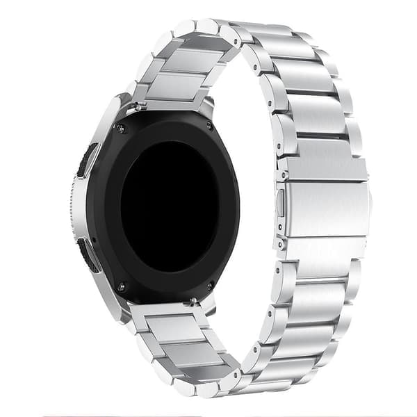 Til Samsung Galaxy Watch 46mm Triple Bead Band Sølv