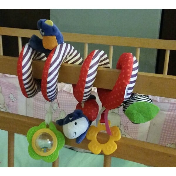1 stk. Baby Krybbe, Barnevogn, Rangle, Spiral Barnevogn, Sæde Legetøj, Bri